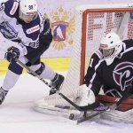 Сергей Колесников забросил первую шайбу в составе «Зауралья»